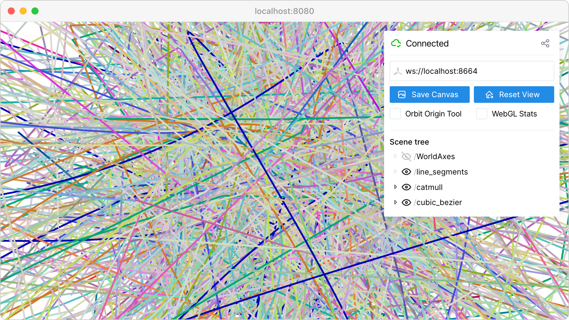 Line visualization