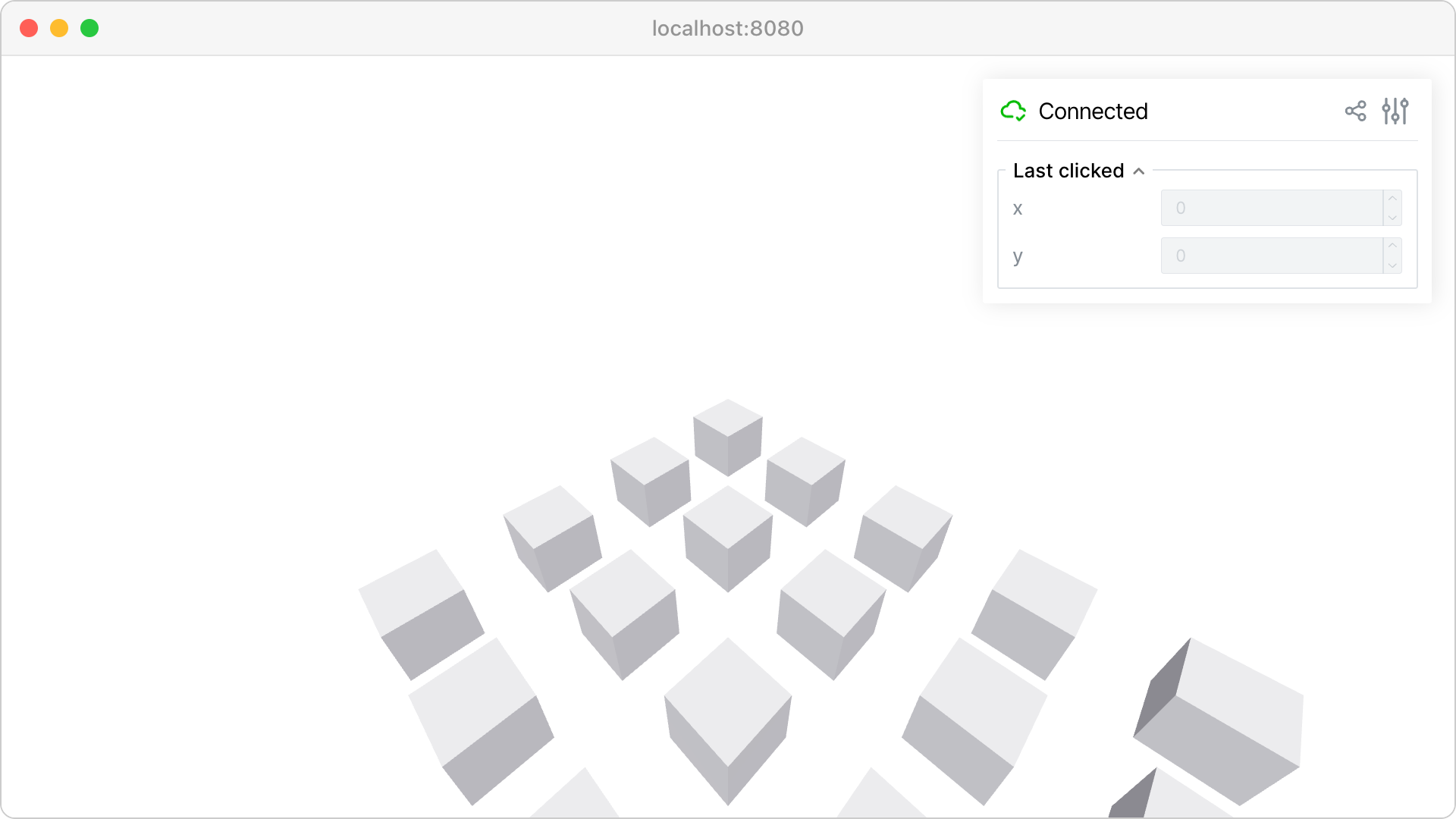 Mesh click events